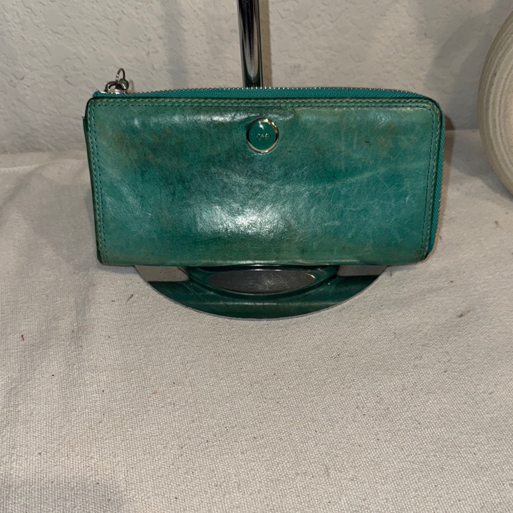 Authentic Coach Green Wallet